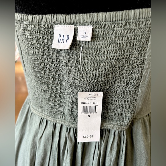 GAP Tie-Front Tiered Maxi Dress, NWT - Picture 9 of 9